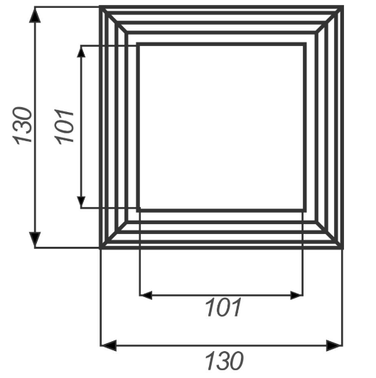 Крышка нижняя из ДПК Faynag Wood Графит